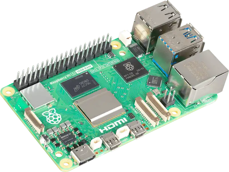 Raspberry Pi 5 close-up image for BOHA shop