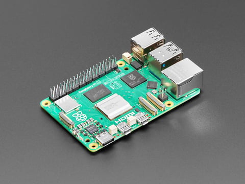 Back view of Raspberry Pi 5 board for student computing projects